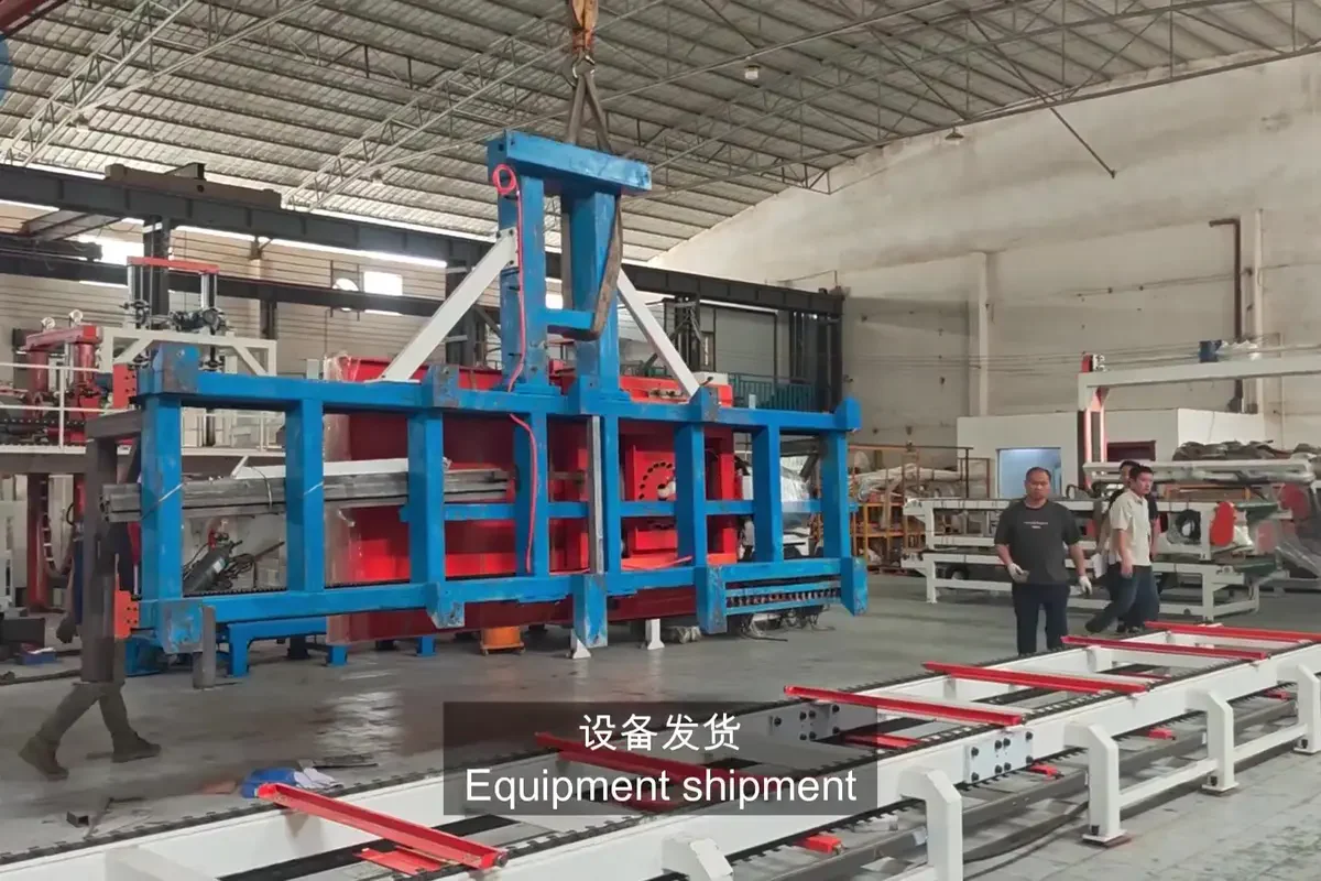 HENGDE equipment prepared for shipment for the Guyana lightweight block line upgrade