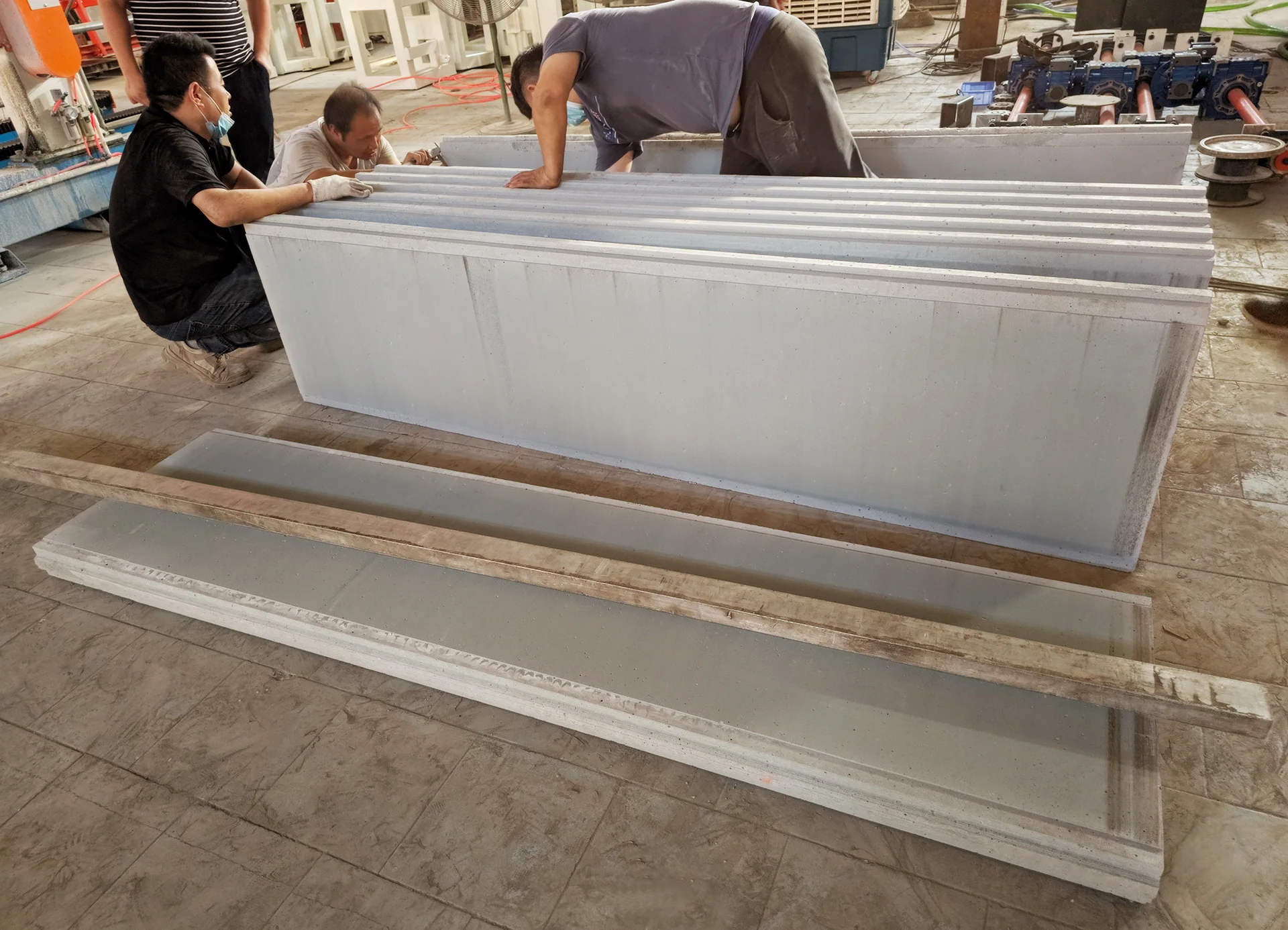 Finished HENGDE lightweight wall panels