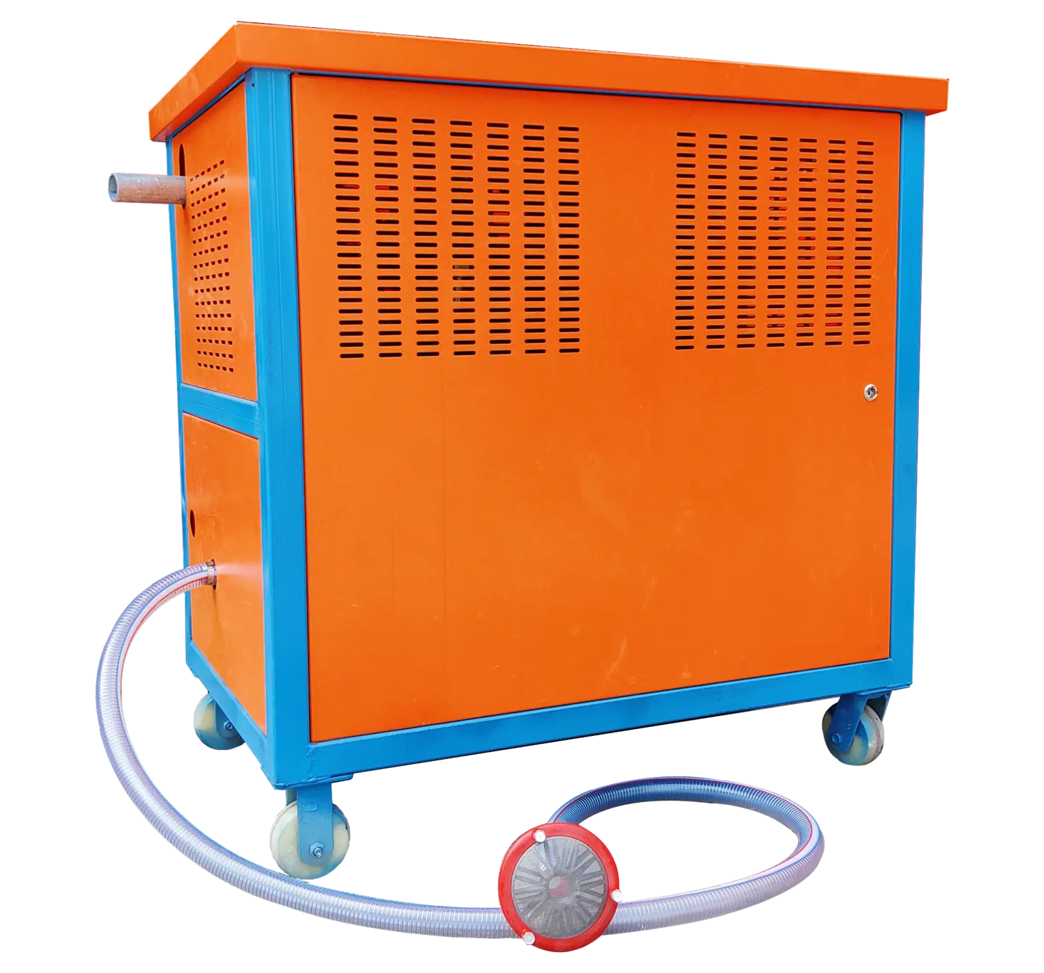 documented equipment used in a connected CLC physical-foaming production-line reference
