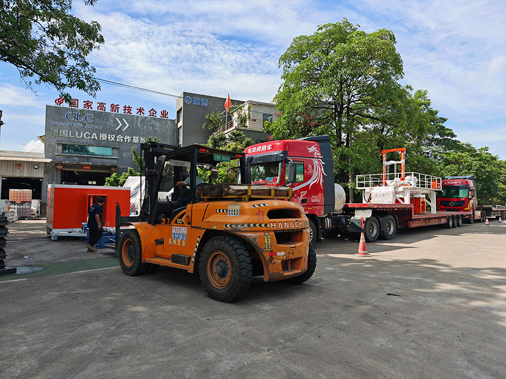 HENGDE lightweight block production equipment prepared for shipment to Mongolia