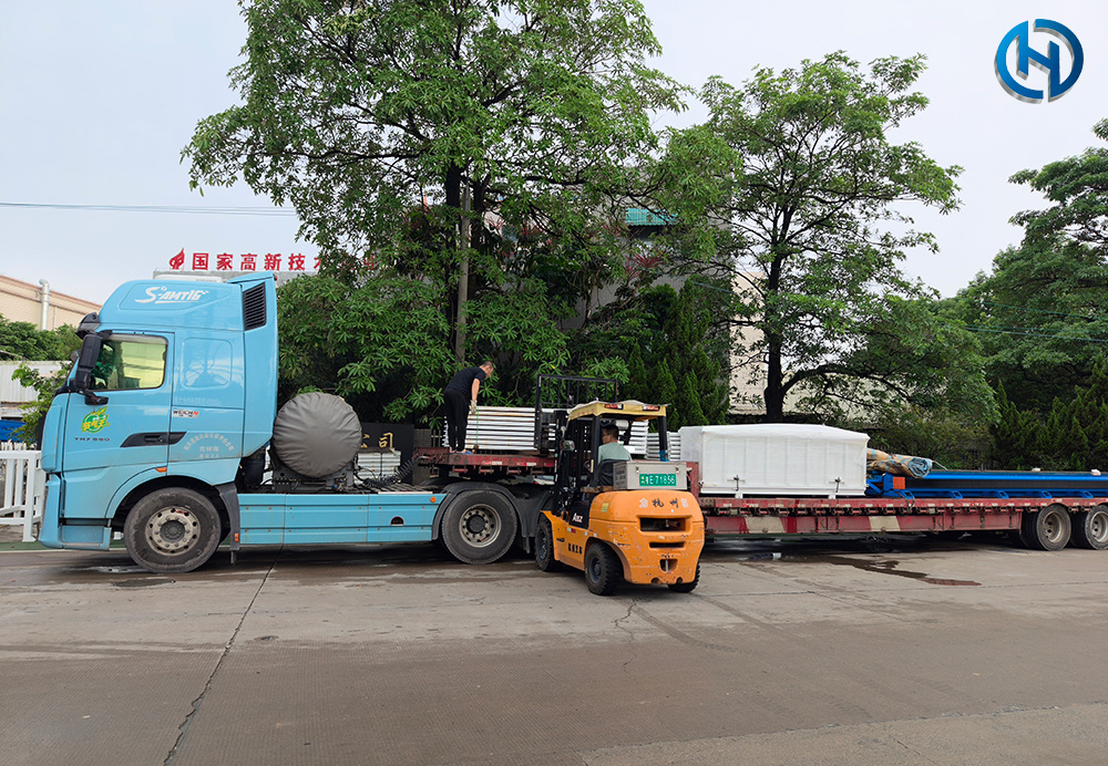 HENGDE lightweight block production equipment prepared for shipment to Mongolia — equipment shipment image 1