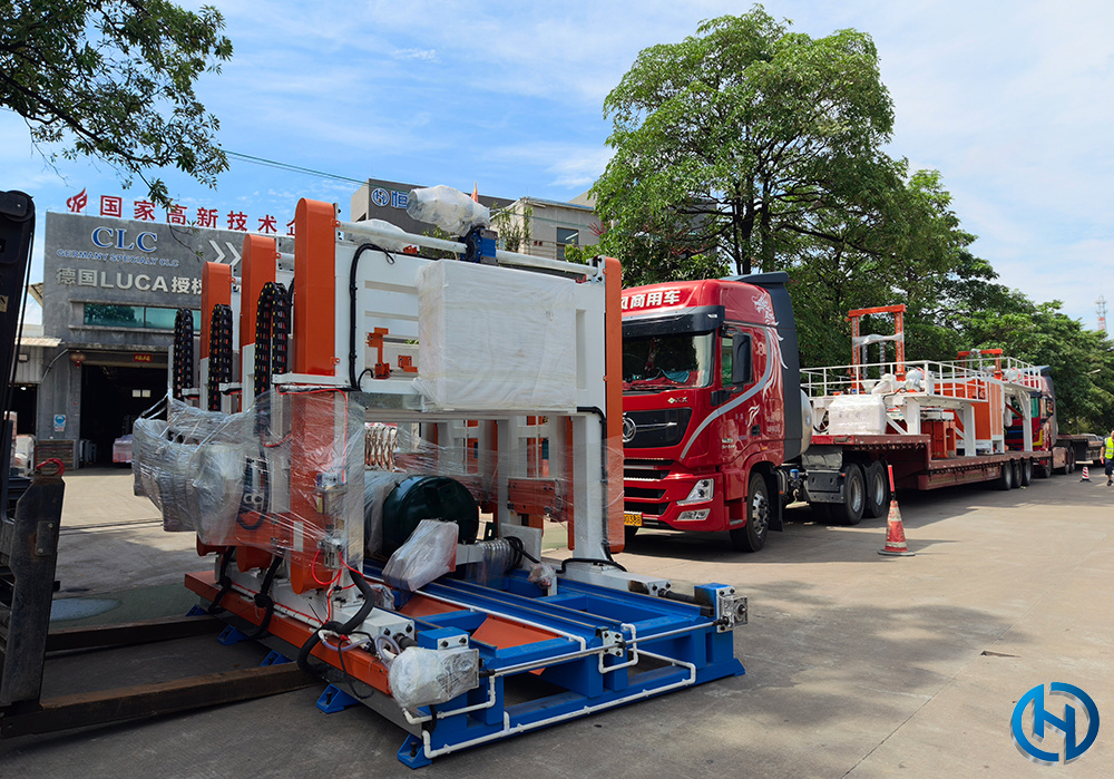 HENGDE lightweight block production equipment prepared for shipment to Mongolia — equipment shipment image 2