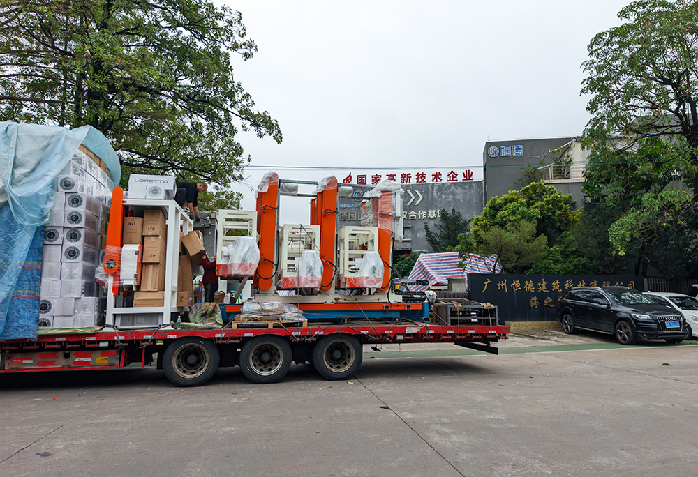 HENGDE cutting system production equipment prepared for shipment to China