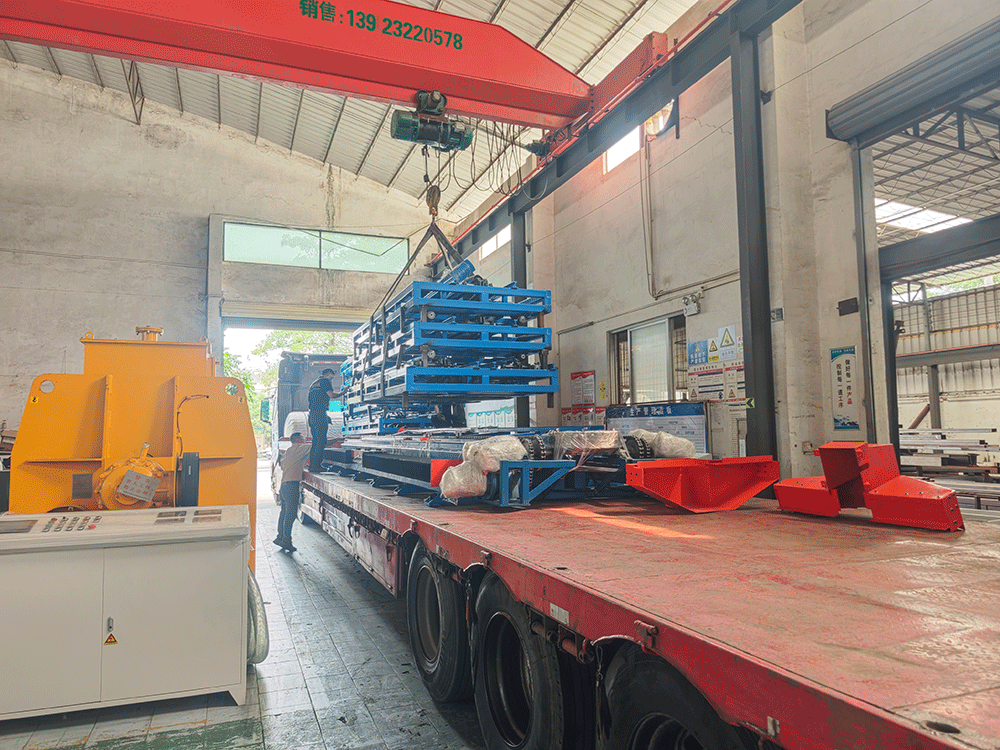 HENGDE lightweight wall-material equipment production equipment prepared for shipment to Mongolia — equipment shipment image 1