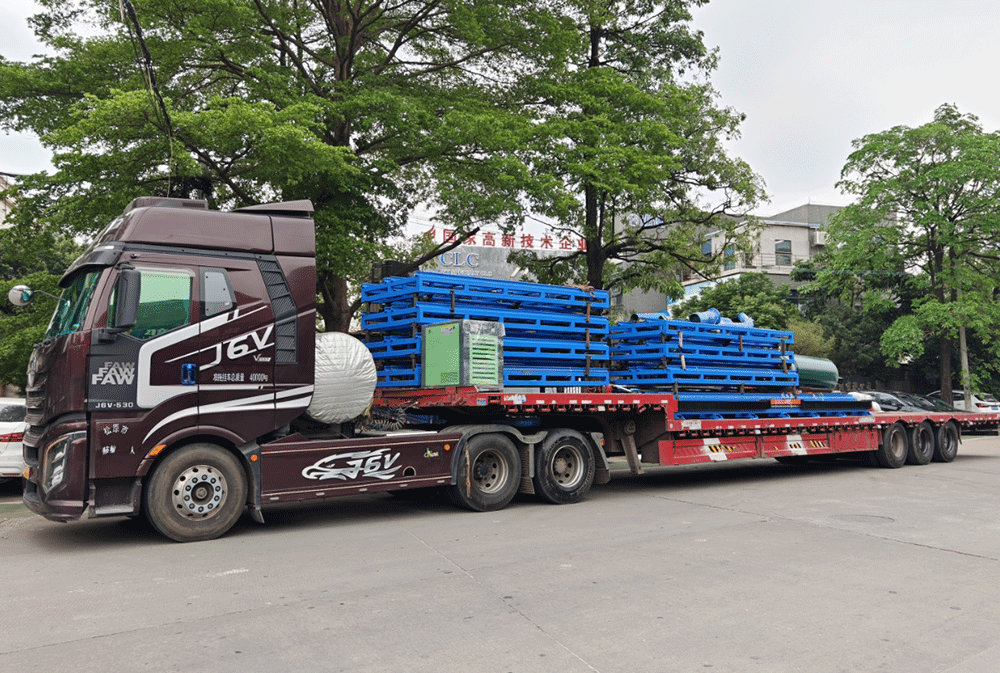 HENGDE lightweight wall-material equipment production equipment prepared for shipment to Mongolia — equipment shipment image 2