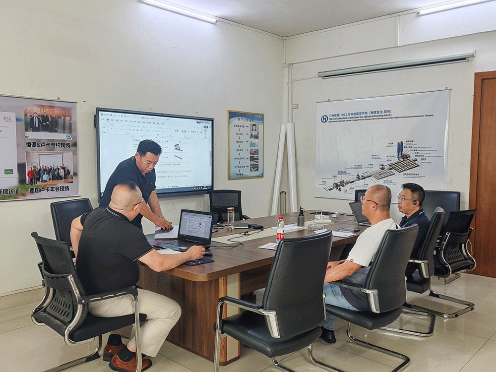 HENGDE Guyana cutting system project signing and factory review — project signing image 4