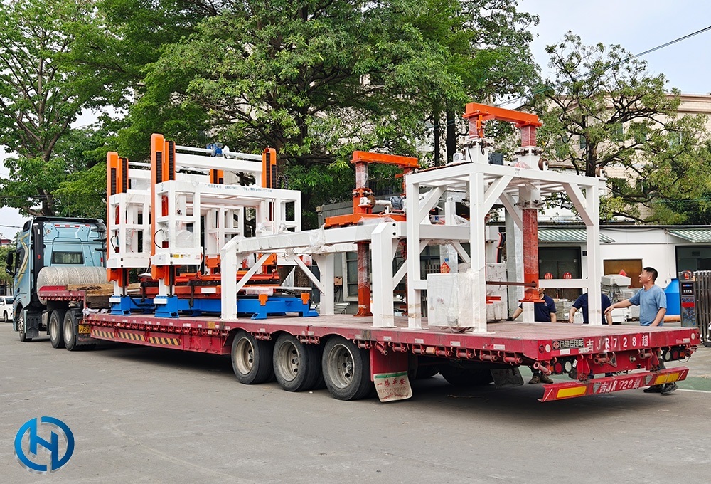 HENGDE lightweight wall-material equipment production equipment prepared for shipment to Uzbekistan — equipment shipment image 1