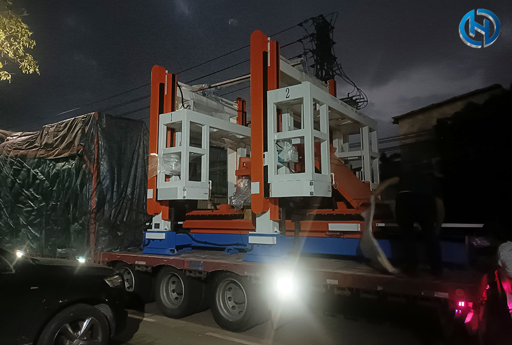 HENGDE lightweight block production equipment prepared for shipment to Kazakhstan