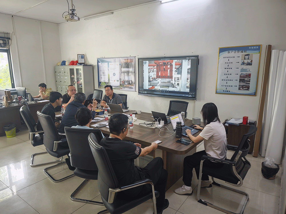 HENGDE lightweight block equipment reviewed for a Malaysia project