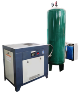 Air compressor for CLC foam concrete production line support