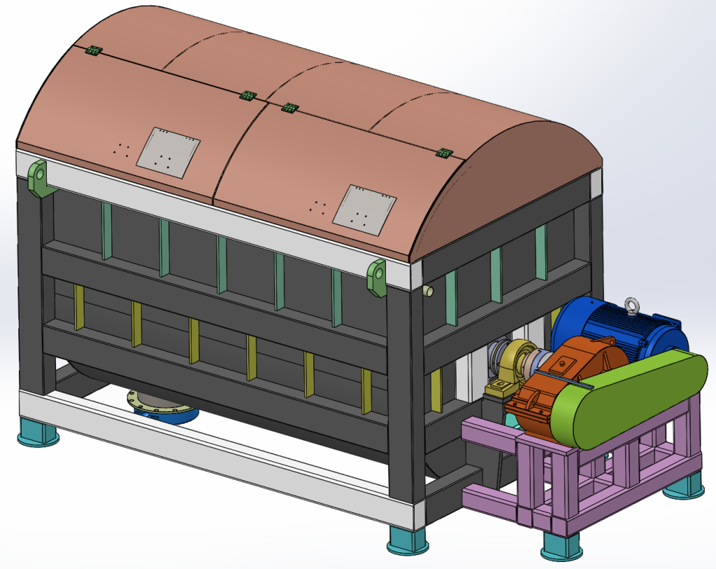 Hengde horizontal mixer for CLC block and wall panel production