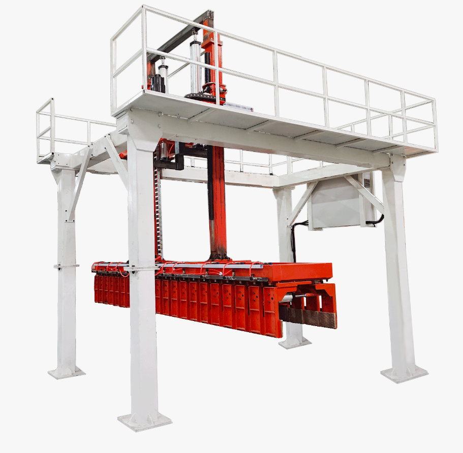 Panel clamping and handling equipment for lightweight wall panels