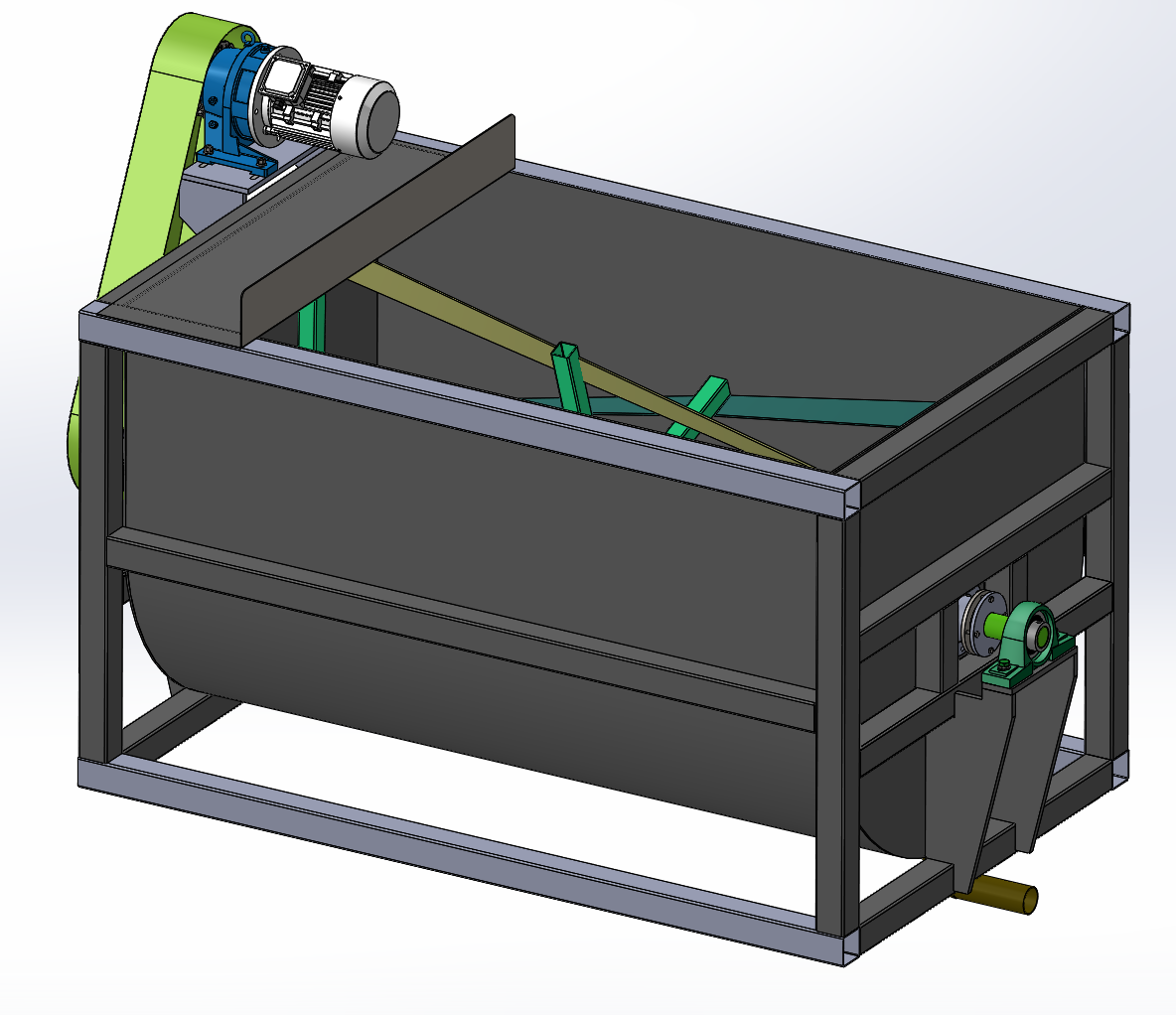 Storage and batching bin for lightweight building material production line