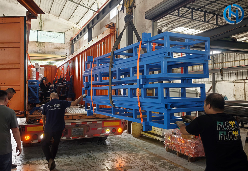 HENGDE lightweight wall panel production equipment prepared for shipment to Ghana — equipment shipment image 2