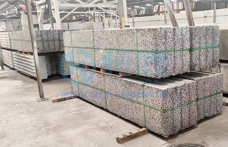 Hainan Ceramsite Wall Panel Cutting Project - real project image 4