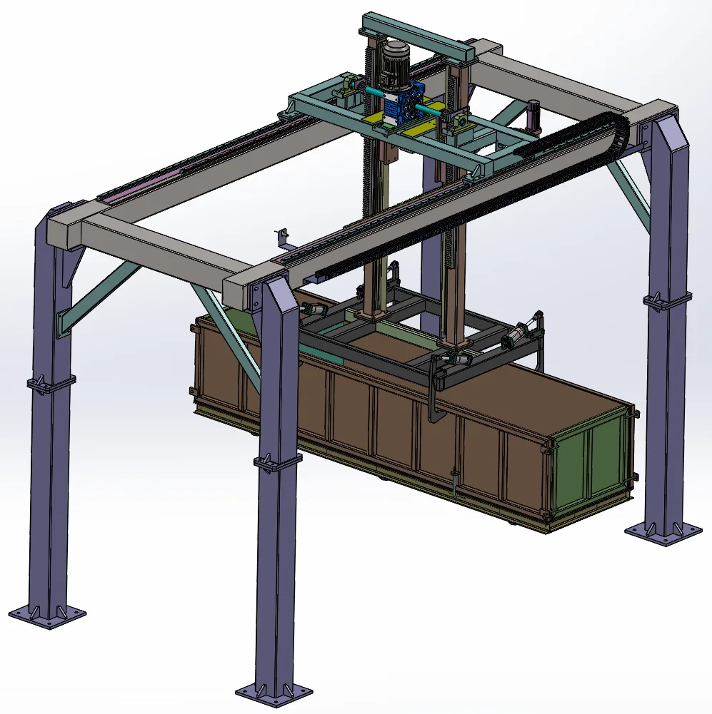 HENGDE demoulding lifting tool for lightweight block and wall-panel production
