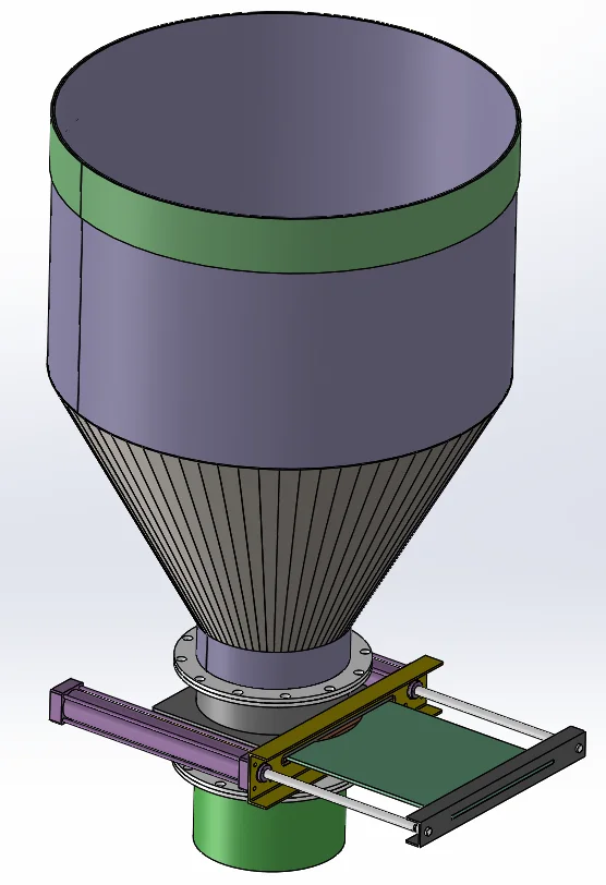 HENGDE dosing hopper for lightweight block and wall-panel production