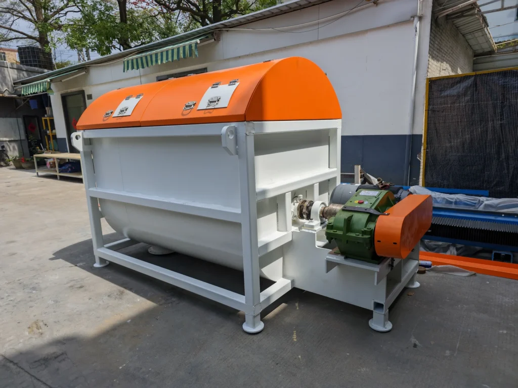 HENGDE horizontal mixer for lightweight concrete slurry and prepared foam