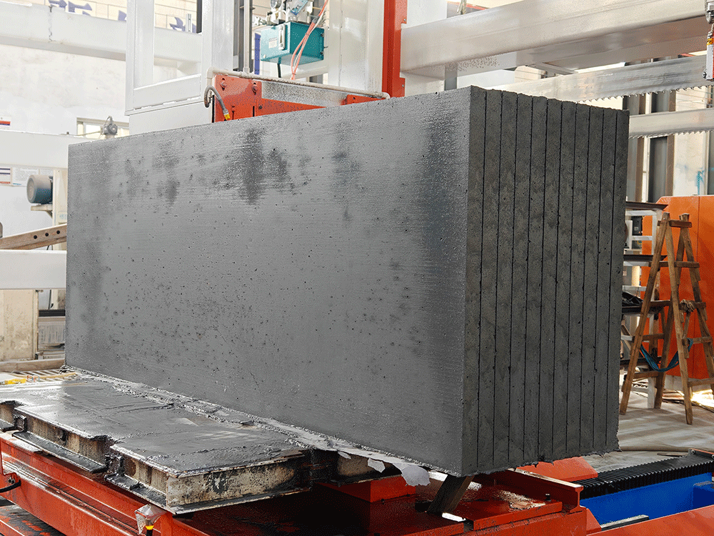 HENGDE fire-door core panel production and cutting test — factory test and production image 1