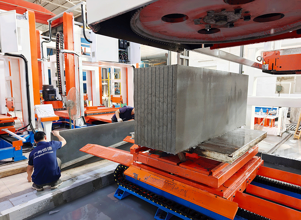 HENGDE fire-door core panel production and cutting test — factory test and production image 3