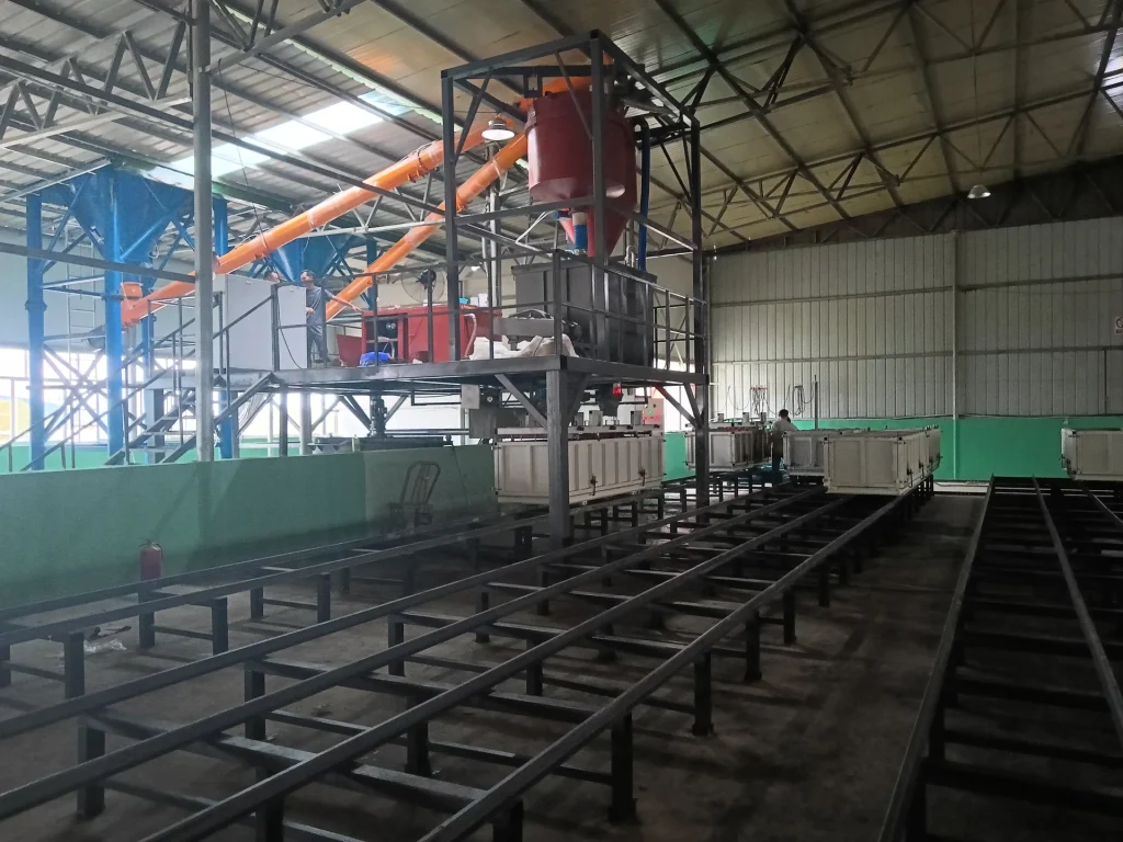 HENGDE operating platform for production-line metering and mixing equipment