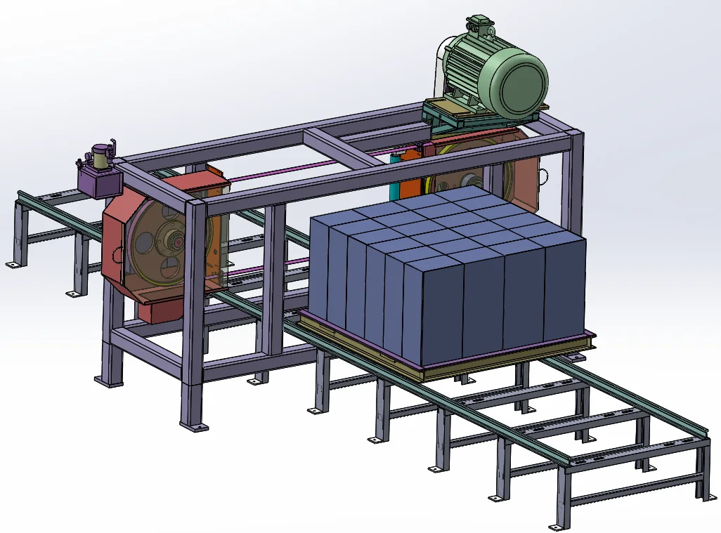 HENGDE peeling machine for lightweight block and wall-panel production