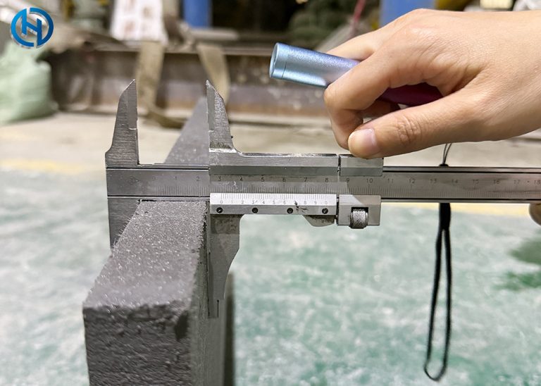 Wall-material sample thickness review for the Hubei insulation-board project