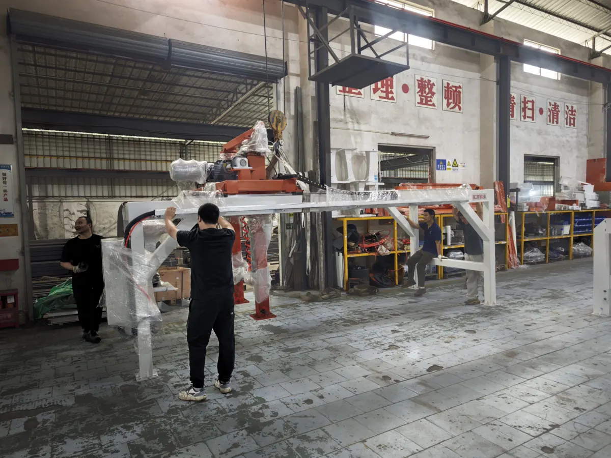 Equipment handling in the HENGDE workshop for the second Albania customer