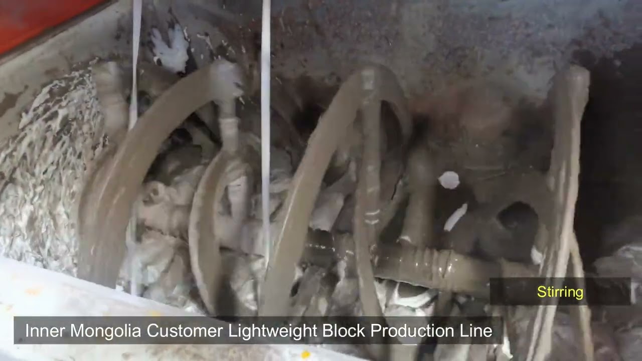 Lightweight Block Production Line for a Client in Inner Mongolia