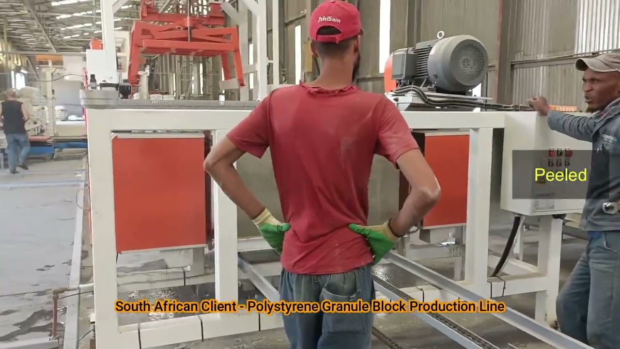 Self-insulating block production line for a South African client