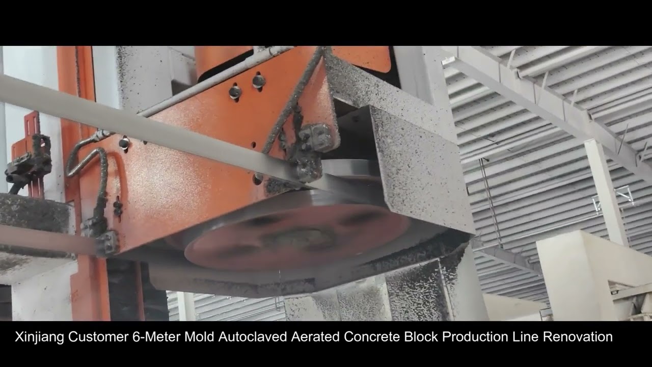 Retrofitting of an Autoclaved Aerated Concrete (AAC) Block Production Line for a Client in Xinjiang